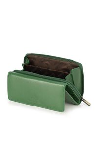 Wittchen - Damski portfel ze skóry poziomy zielony. Kolor: zielony. Materiał: skóra #9