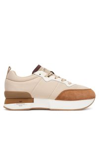 Weekend Max Mara Sneakersy Zambra 2525766014650 Beżowy. Kolor: beżowy. Materiał: materiał