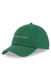 Tommy Jeans Czapka z daszkiem Tjm Heritage Core Cap AM0AM12933 Zielony. Kolor: zielony. Materiał: materiał, bawełna
