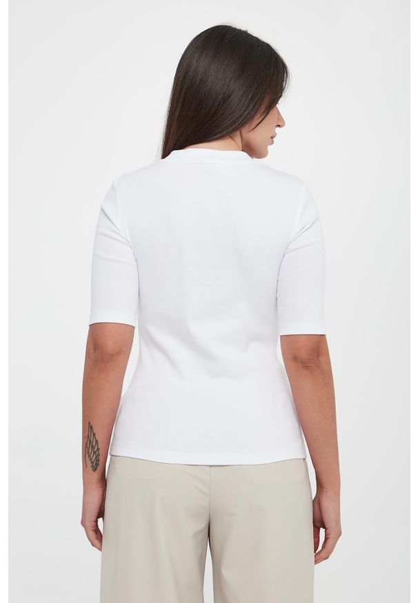 PESERICO - T-shirt damski prążkowany PESRICO. Materiał: prążkowany