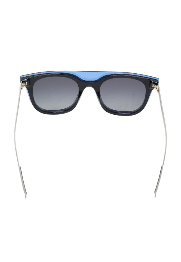 Dior - Granatowe Okulary DIOR. Kolor: niebieski