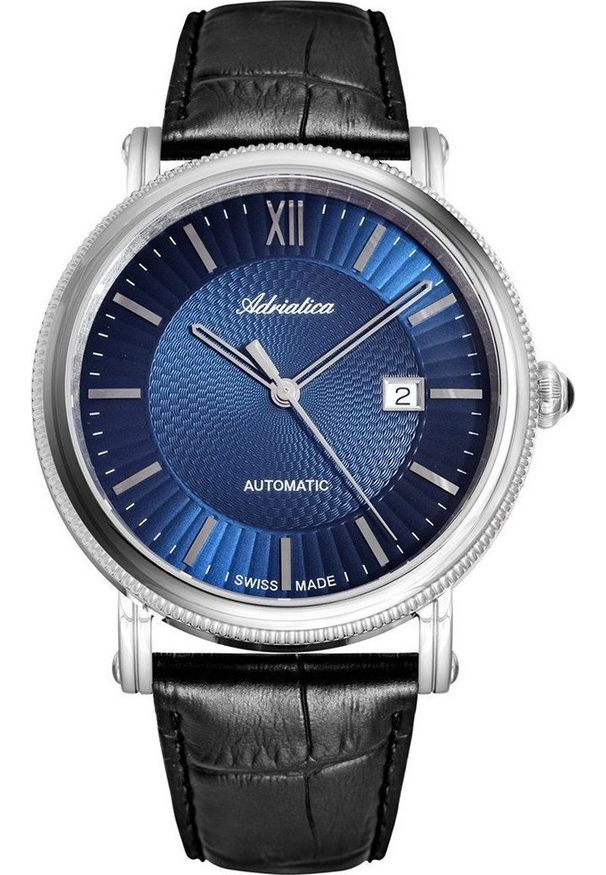 Zegarek Adriatica Zegarek męski Adriatica A8272.5265A czarny. Kolor: czarny