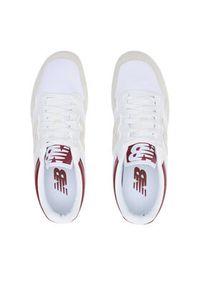 New Balance Sneakersy BB480LKB Biały. Kolor: biały. Materiał: skóra #6