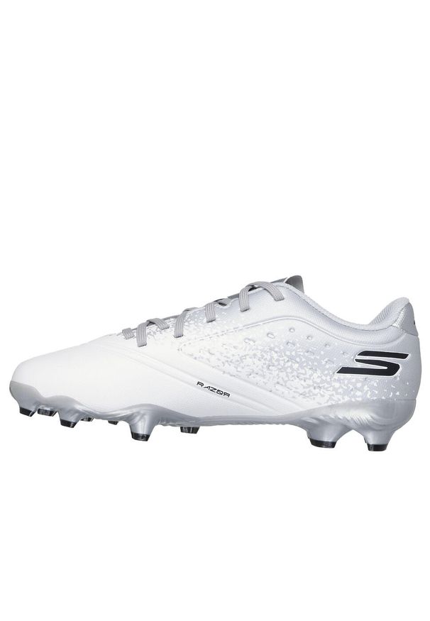 skechers - Dziecięce buty piłkarskie Skechers SKX 1.5 FG. Kolor: biały, szary, wielokolorowy. Model: Skechers Sport. Sport: piłka nożna