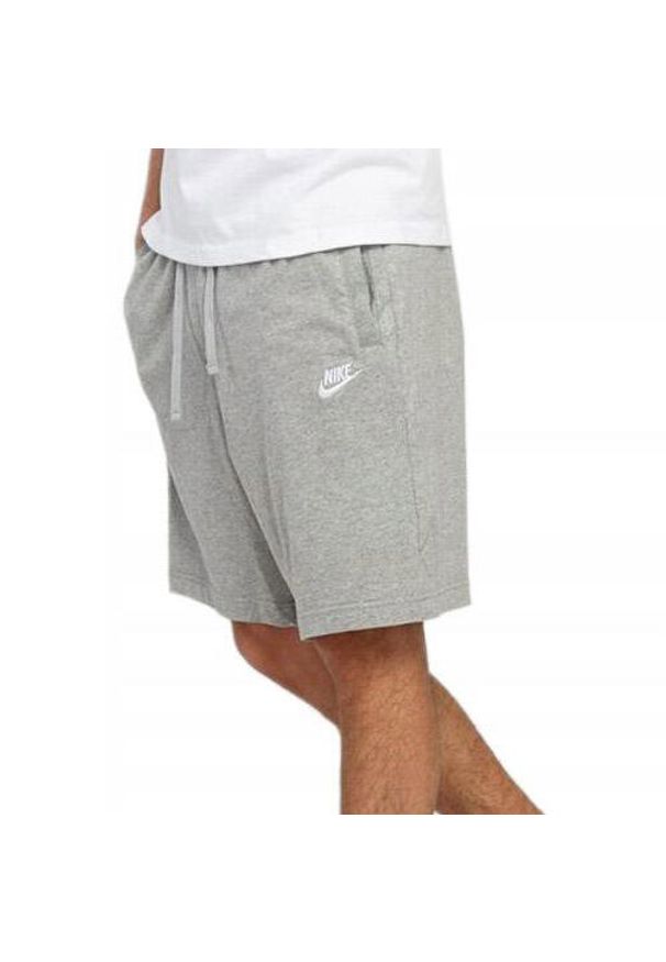 Spodenki Sportowe Męskie Nike. Kolor: szary. Długość: krótkie. Sezon: lato