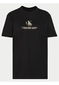 Calvin Klein Jeans T-Shirt Shadow Graphic J20J225545 Czarny Regular Fit. Kolor: czarny. Materiał: bawełna #12
