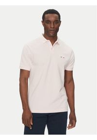 Hechter Paris Polo 74004 151902 Różowy Regular Fit. Typ kołnierza: polo. Kolor: różowy. Materiał: bawełna