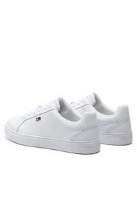 TOMMY HILFIGER - Tommy Hilfiger Sneakersy Flag Court Sneaker FW0FW08072 Biały. Kolor: biały #3