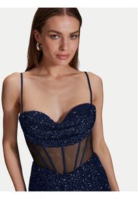 Hey Kyla Sukienka wieczorowa 5AI064HK Granatowy Regular Fit. Kolor: niebieski. Materiał: syntetyk. Styl: wizytowy #2