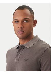 JOOP! Jeans Polo Ambrosian 30045619 Brązowy Modern Fit. Typ kołnierza: polo. Kolor: brązowy. Materiał: bawełna #4