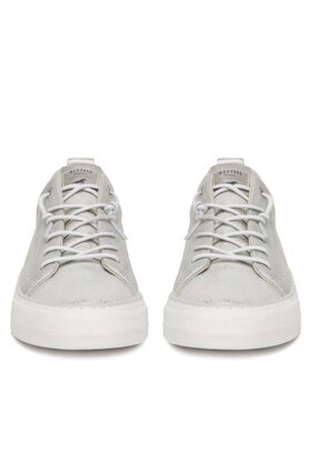 Mustang Tenisówki 1272-311 Srebrny. Kolor: srebrny. Materiał: skóra