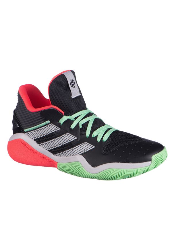 Adidas - Buty Do Koszykówki Harden Stepback Męskie. Zapięcie: sznurówki. Kolor: zielony, różowy, wielokolorowy, czarny. Materiał: materiał, syntetyk, kauczuk. Szerokość cholewki: normalna. Sport: koszykówka