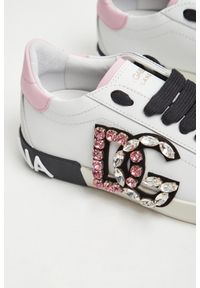 Dolce & Gabbana - Sneakersy damskie skórzane Portofino Vintage DOLCE & GABBANA. Materiał: skóra #4