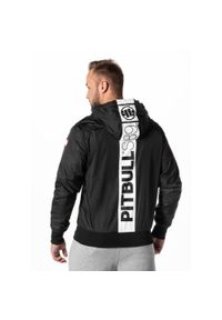 PITBULL - Kurtka przejściowa męska Pitbull z kapturem Athletic Hilltop. Typ kołnierza: kaptur. Kolor: zielony, wielokolorowy, brązowy