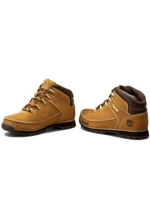 Timberland Trapery Euro Sprint A122I/TB0A122I2311 Brązowy. Kolor: brązowy. Materiał: skóra. Sport: bieganie