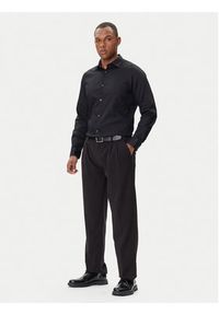 Armani Exchange Koszula XM001142 AF13131 FC022 Czarny Regular Fit. Kolor: czarny. Materiał: bawełna #4