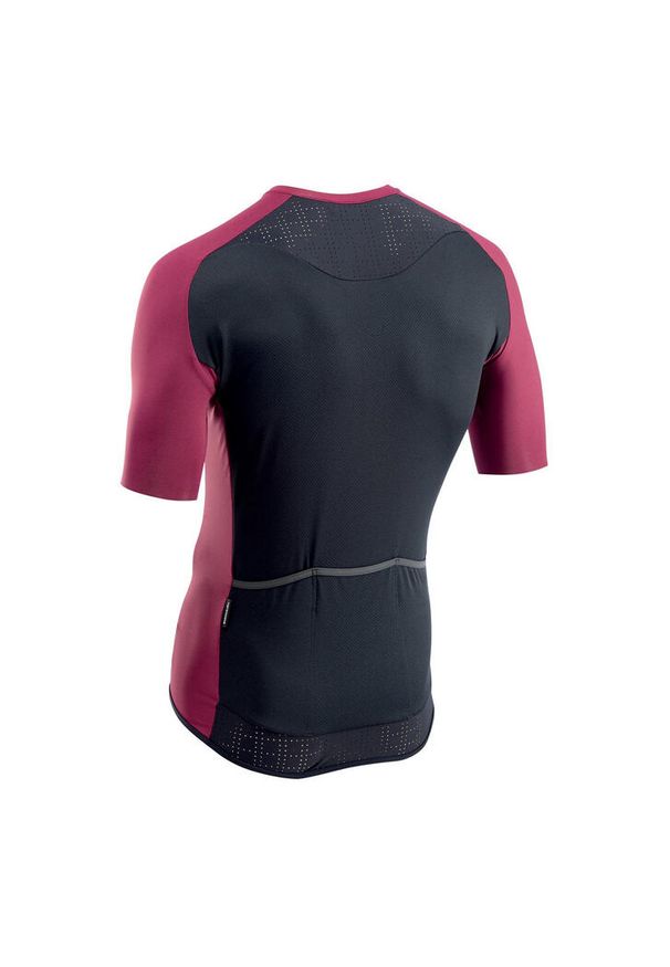 Koszulka rowerowa męska NORTHWAVE ESSENCE Jersey śliwkowa. Kolor: wielokolorowy, fioletowy, czerwony. Materiał: jersey. Sport: kolarstwo