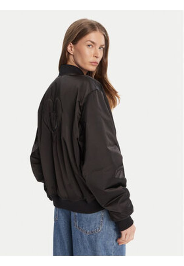 Hugo - HUGO Kurtka bomber Felinah 50541214 Czarny Regular Fit. Kolor: czarny. Materiał: syntetyk