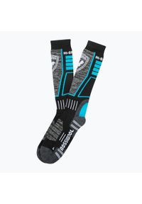 Skarpety narciarskie męskie Rossignol High Speed. Kolor: szary. Sport: narciarstwo #2