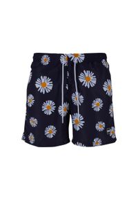 Urban Classics - Męskie Spodenki Kąpielowe Daisy. Kolor: niebieski. Styl: sportowy