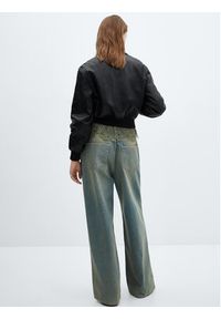 mango - Mango Kurtka z imitacji skóry Phibi 67054790 Czarny Regular Fit. Kolor: czarny. Materiał: skóra #8