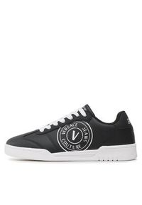 Versace Jeans Couture Sneakersy 74YA3SD1 Czarny. Kolor: czarny. Materiał: skóra #6