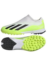 Adidas - Buty adidas X CRAZYFAST.3 Ll Tf Jr IE1499 białe białe. Kolor: biały. Materiał: materiał. Szerokość cholewki: normalna #5