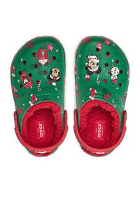 Crocs Klapki Classic Mickey Xmass Lined Clog K 210814 Zielony. Kolor: zielony #8