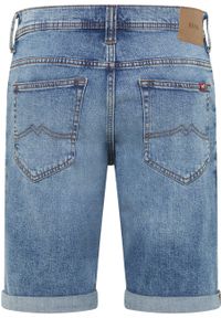 Mustang - MĘSKIE SZORTY MUSTANG Chicago Shorts Z Denim Blue 1015690 5000 202. Materiał: denim