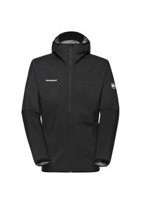 Kurtka z membraną męska Mammut Ducan Light HS Hooded Jacket. Kolor: wielokolorowy, czarny, szary