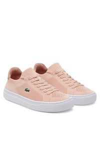 Lacoste Sneakersy La Piquée 2.0 7-49CFA0003 Różowy. Kolor: różowy. Materiał: materiał