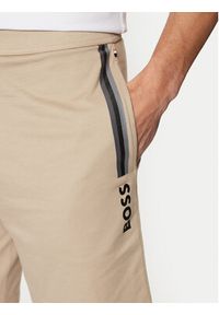 BOSS Szorty sportowe Authentic 50535837 Beżowy Regular Fit. Kolor: beżowy. Materiał: bawełna. Styl: sportowy #3