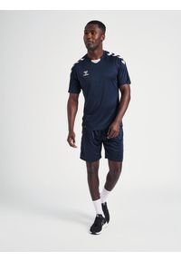 Koszulka piłkarska z krótkim rękawem męska Hummel Core XK Poly Jersey S/S. Kolor: niebieski. Materiał: jersey. Długość rękawa: krótki rękaw. Długość: krótkie. Sport: piłka nożna #2
