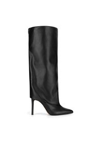 Nine West Kozaki SJ3645-2 Czarny. Kolor: czarny. Materiał: materiał #6