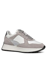 Geox Sneakersy D Amabel D46MDA 08522 C1Z5Y Biały. Kolor: biały. Materiał: skóra