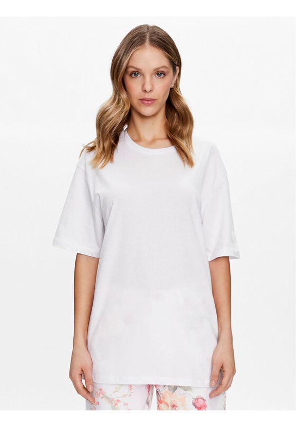 LTB T-Shirt Zoyaga 80087 6089 Biały Oversize. Kolor: biały. Materiał: bawełna