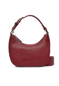 Love Moschino - LOVE MOSCHINO Torebka JC4019PP1LLT0552 Bordowy. Kolor: czerwony. Materiał: skórzane