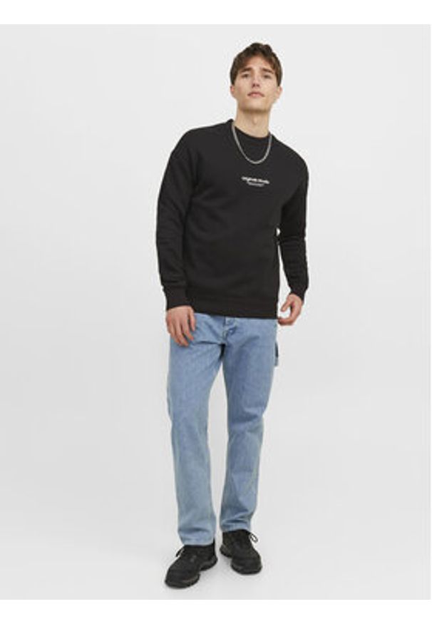 Jack & Jones Bluza Vesterbro 12241694 Czarny Relaxed Fit. Kolor: czarny. Materiał: bawełna