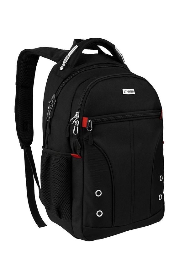 Starter - Sportowo-Szkolny Plecak - STARTER - Kłódka w Zestawie. Materiał: poliester. Styl: sportowy