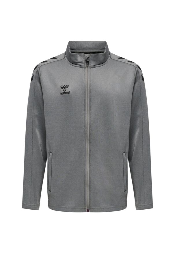 Dziecięca bluza dresowa zapinana na zamek Hummel Core XK. Kolor: szary. Materiał: dresówka. Sport: joga i pilates