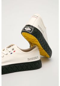 Palladium - Tenisówki. Nosek buta: okrągły. Zapięcie: sznurówki. Kolor: biały. Materiał: syntetyk, materiał, guma. Szerokość cholewki: normalna #2