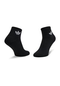 Adidas - adidas Zestaw 3 par wysokich skarpet unisex Mid-Cut Crew FM0643 Czarny. Kolor: czarny. Materiał: materiał
