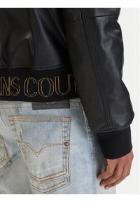 Versace Jeans Couture Kurtka skórzana 80GAVP06 CPPS3 Czarny Regular Fit. Kolor: czarny. Materiał: skóra #4