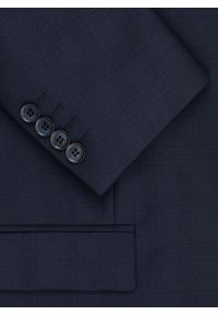 Pako Lorente - PAKO LORENTE - Marynarka garniturowa w subtelną kratę. Okazja: na studniówkę, na spotkanie biznesowe. Materiał: poliester, wełna. Styl: biznesowy #10