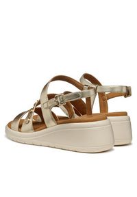 Geox Sandały D Meliconia D550EF 000BN C2012 Złoty. Kolor: złoty. Materiał: materiał #3