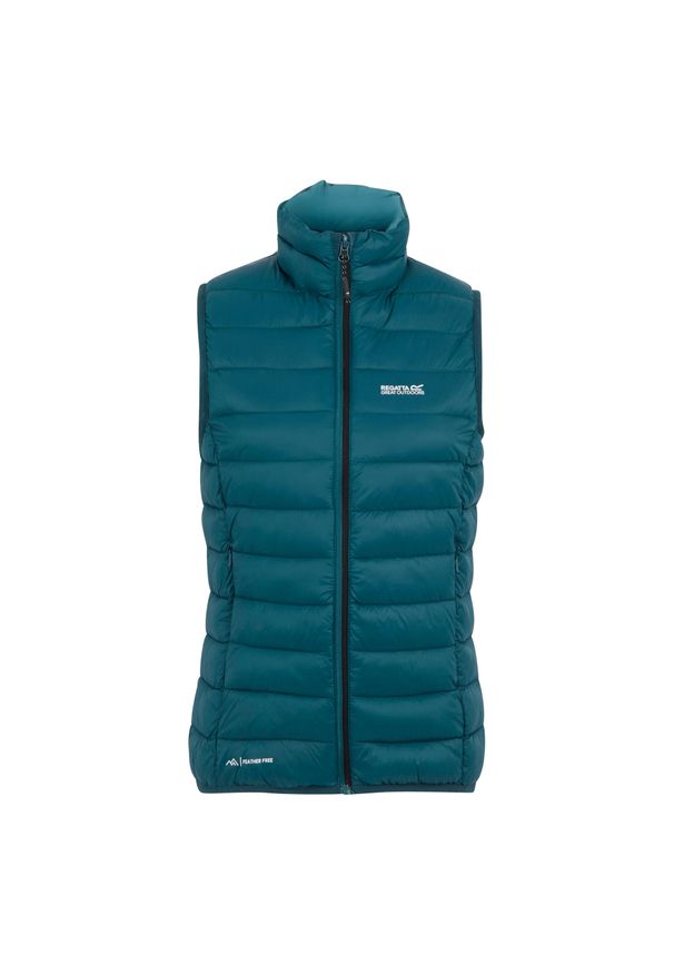 Regatta - Damska Kamizelka Marizion. Kolor: wielokolorowy, niebieski, zielony. Sport: turystyka piesza