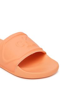 Calvin Klein Jeans Klapki Slide Pu Hf Mg YW0YW01879 Pomarańczowy. Kolor: pomarańczowy. Materiał: skóra #6