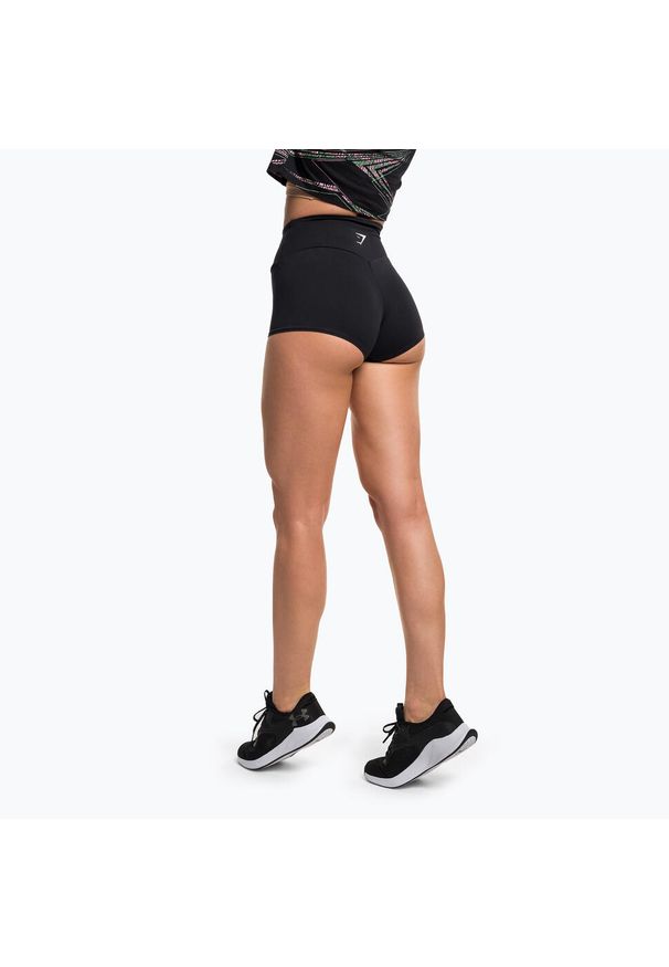 GYM SHARK - Spodenki treningowe damskie Gymshark Training Short Shorts. Kolor: czarny