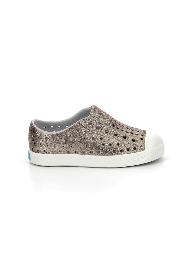 Native Shoes - Buty miejskie dziecięce NATIVE JEFFERSON BLING YOUTH. Kolor: brązowy. Sport: turystyka piesza