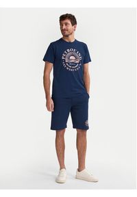 Petrol Industries T-Shirt M-1050-TSR127 Granatowy Regular Fit. Kolor: niebieski. Materiał: bawełna #2
